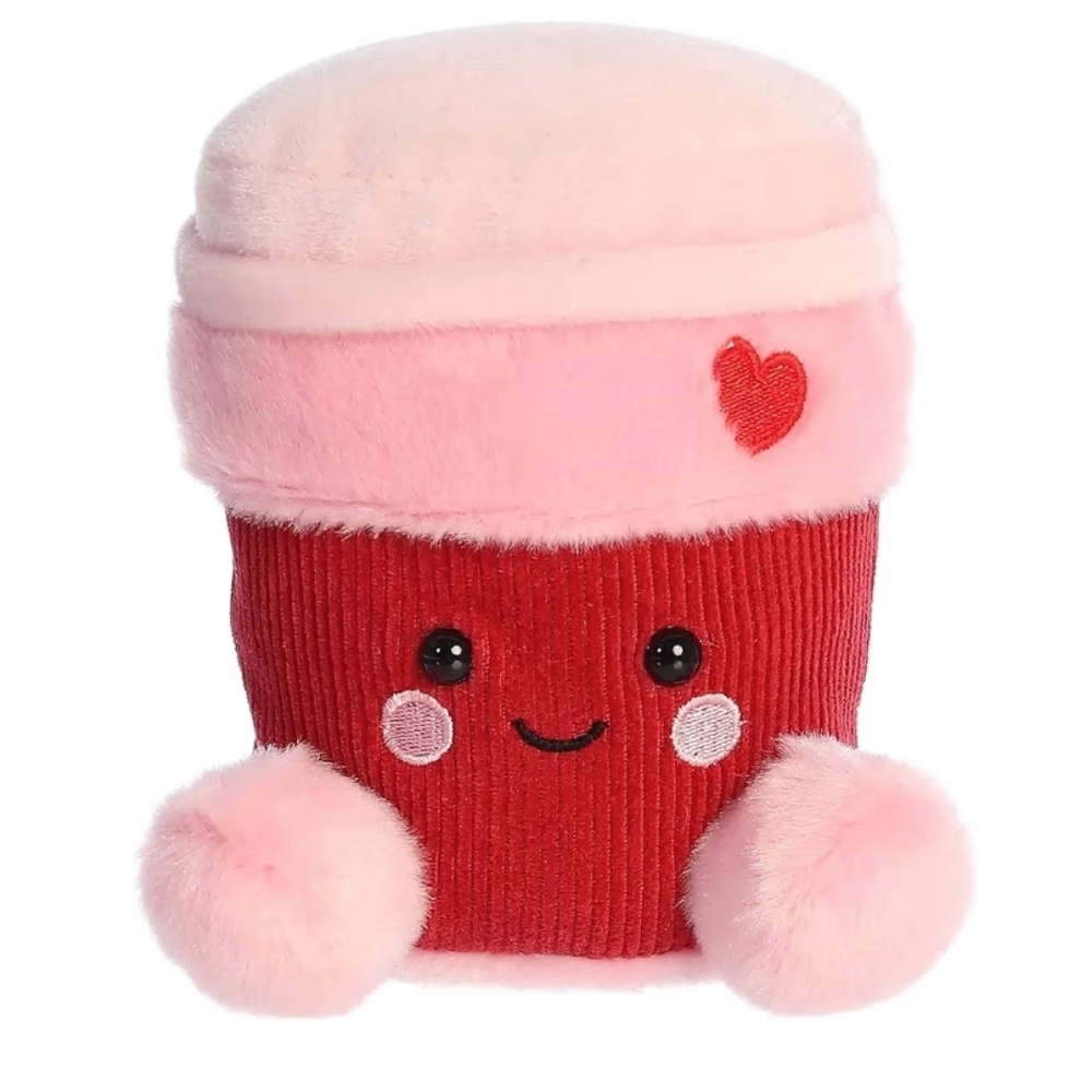 Kids Aurora Parker The Heart Coffee 5" Palm Pal Plush NEW WITH TAGS